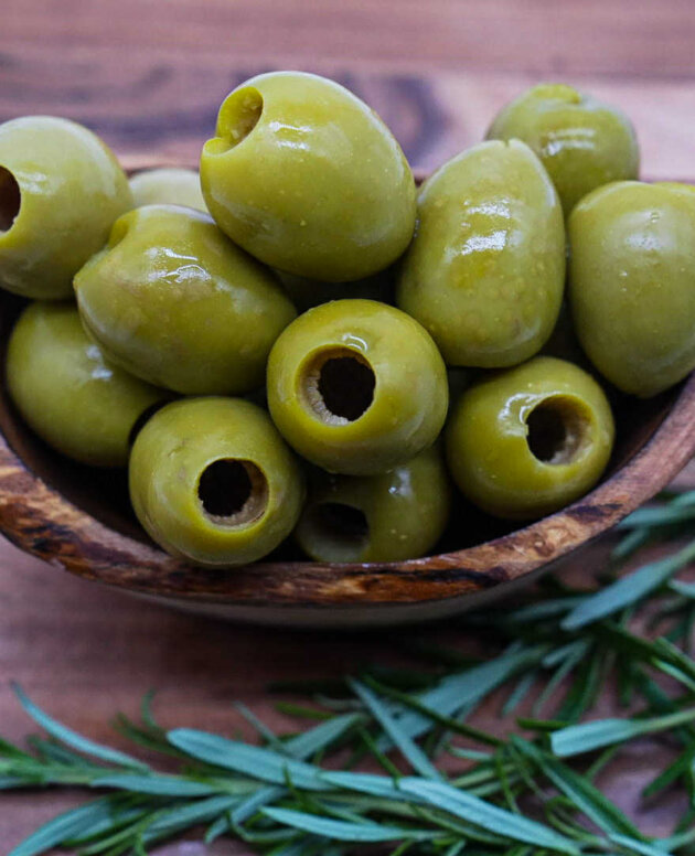 Hiszpańskie zielone oliwki królewskie -