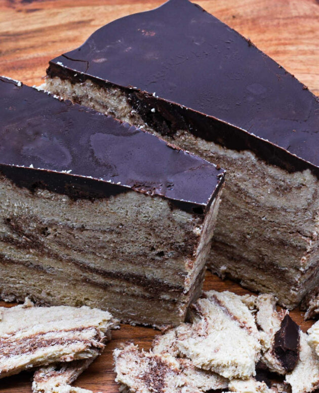 Grecka chałwa bez cukru o smaku czekoladowo-waniliowym