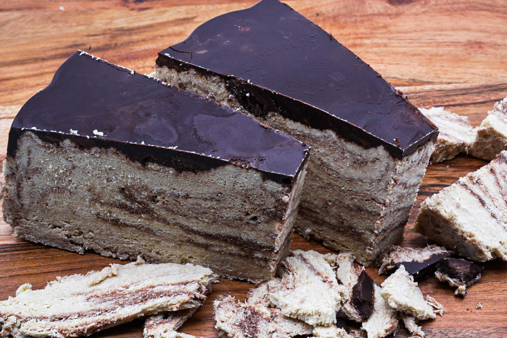 Grecka chałwa bez cukru o smaku czekoladowo-waniliowym